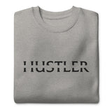 HUSTLER SPLIT LOGO - Embroidered Unisex Premium Sweatshirt