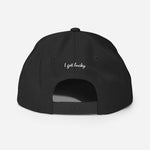 I GOT LUCKY - Embroidered Snapback Hat