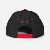 I GOT LUCKY - Embroidered Snapback Hat