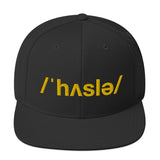 HUSTLER - Embroidered Snapback Hat