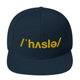 HUSTLER - Embroidered Snapback Hat