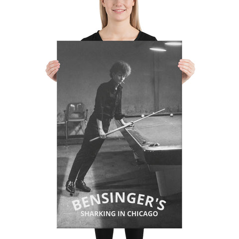 BENSINGER'S SHARKING IN CHICAGO - Canvas