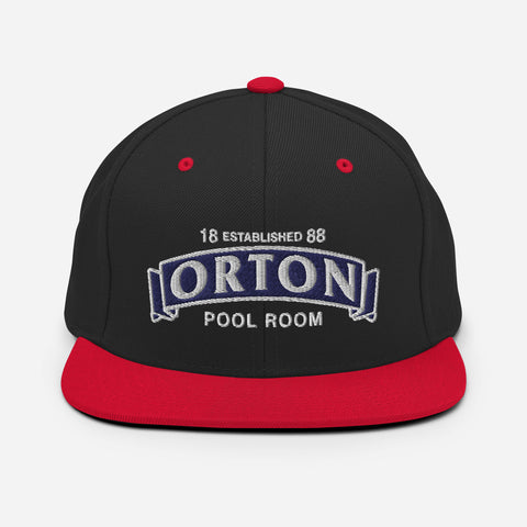 ORTON POOL ROOM EST.1888 - Snapback Hat
