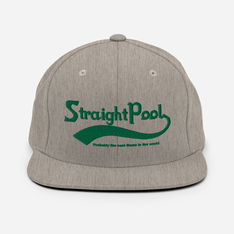 STRAIGHT POOL PROBABLY THE BEST GAME - Snapback Hat