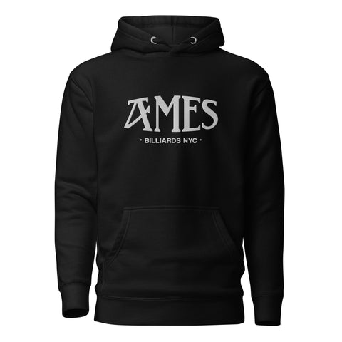 AMES BILLIARDS NYC - Embroidered Premium Unisex Hoodie