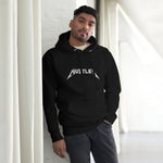 HUSTLER HEAVY METAL LOGO - Embroidered Premium Unisex Hoodie
