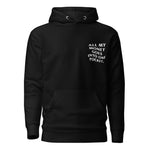 ALL MY MONEY GOES INTO ONE POCKET - Premium Unisex Hoodie