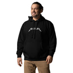 HUSTLER HEAVY METAL LOGO - Embroidered Premium Unisex Hoodie