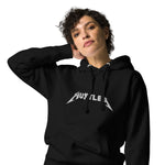 HUSTLER HEAVY METAL LOGO - Embroidered Premium Unisex Hoodie