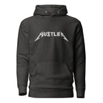HUSTLER HEAVY METAL LOGO - Embroidered Premium Unisex Hoodie