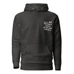 ALL MY MONEY GOES INTO ONE POCKET - Premium Unisex Hoodie