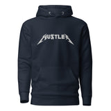 HUSTLER HEAVY METAL LOGO - Embroidered Premium Unisex Hoodie