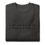 HUSTLER SPLIT LOGO - Embroidered Unisex Premium Sweatshirt