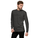 HUSTLER SPLIT LOGO - Embroidered Unisex Premium Sweatshirt