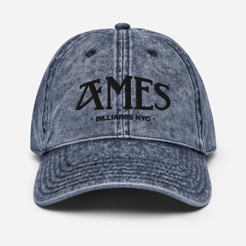 AMES BILLIARDS NYC - Vintage Cotton Twill Cap