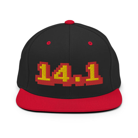 14.1 RETRO 8-BIT - Embroidered Snapback Hat