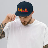 14.1 RETRO 8-BIT - Embroidered Snapback Hat