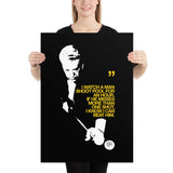 VINTAGE BILLIARDS QUOTE - Poster