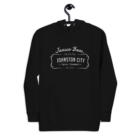 JANSCO BROS. JOHNSTON CITY HUSTLER TOURNAMENTS - Premium Unisex Hoodie