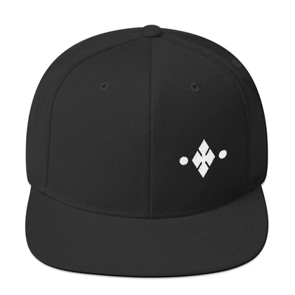 Vintage Pool Cue Inlay - Embroidered Snapback Hat