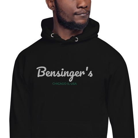 BENSINGER'S CHICAGO IL USA - Embroidered Premium Unisex Hoodie